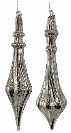 Капля античное серебро, 17 см., арт. 65749